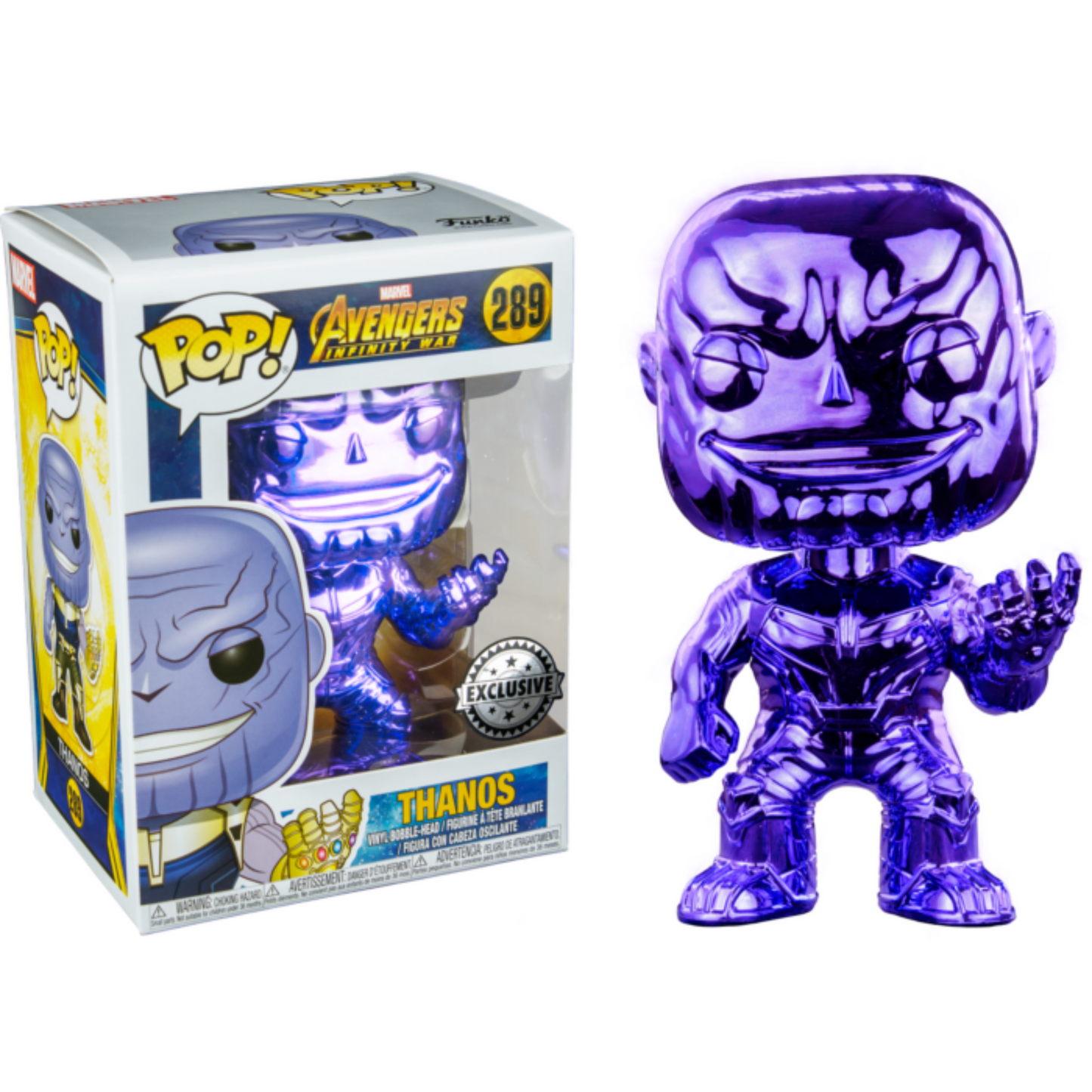 Avengers 3: Infinity War - Thanos Purple Chrome Pop! Vinyl Figure (2018 Event Exclusive)