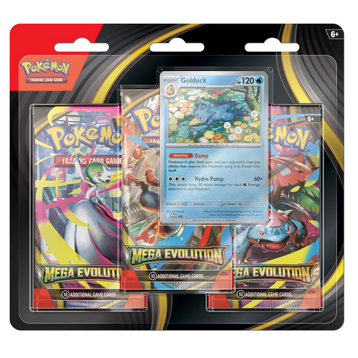 Pokémon TCG: Mega Evolution Three Booster Blister