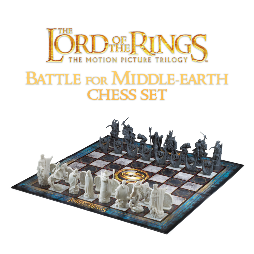 LORD OF THE RINGS Chess Set: Battle For Middle-Earth