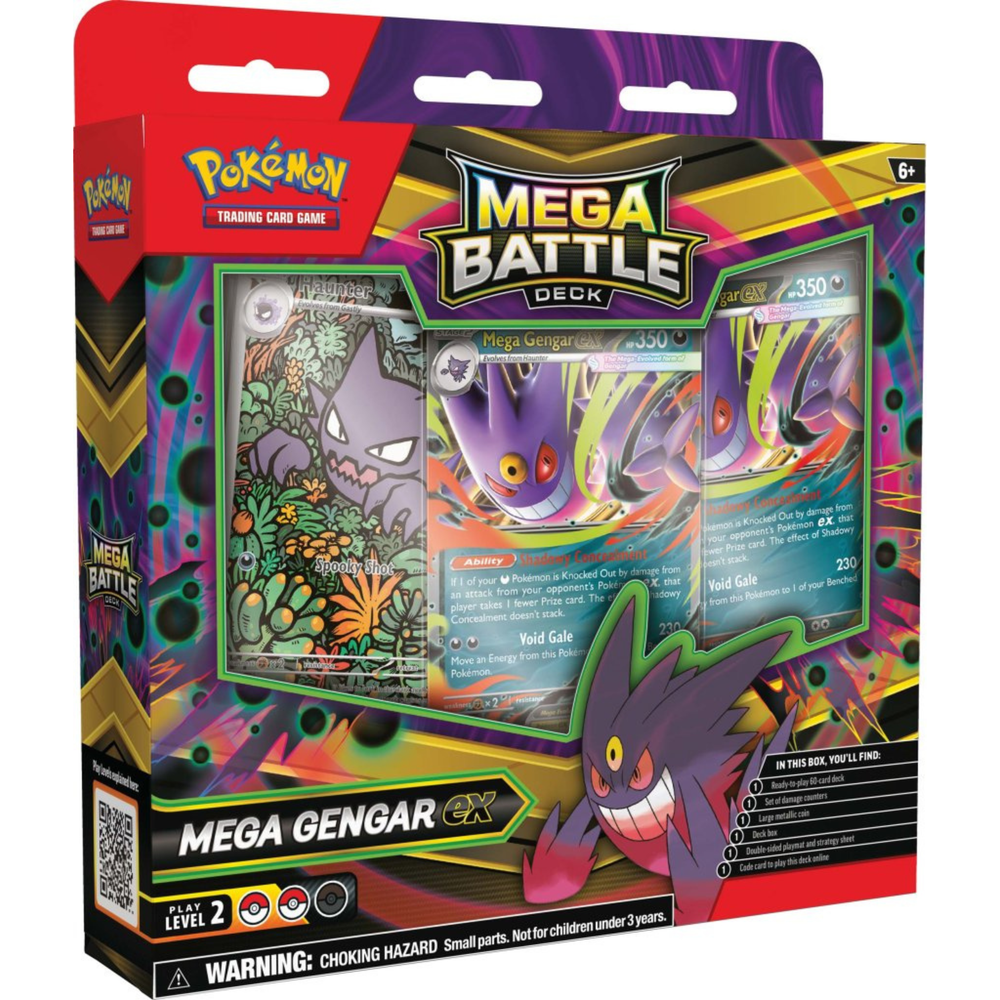 Pokémon TCG: Mega Battle Deck—Mega Gengar ex / Mega Diancie ex
