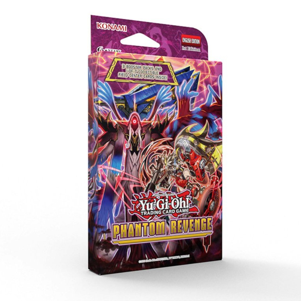 YuGiOh Phantom Revenge - 7 x Card 3 Pack Tuckbox