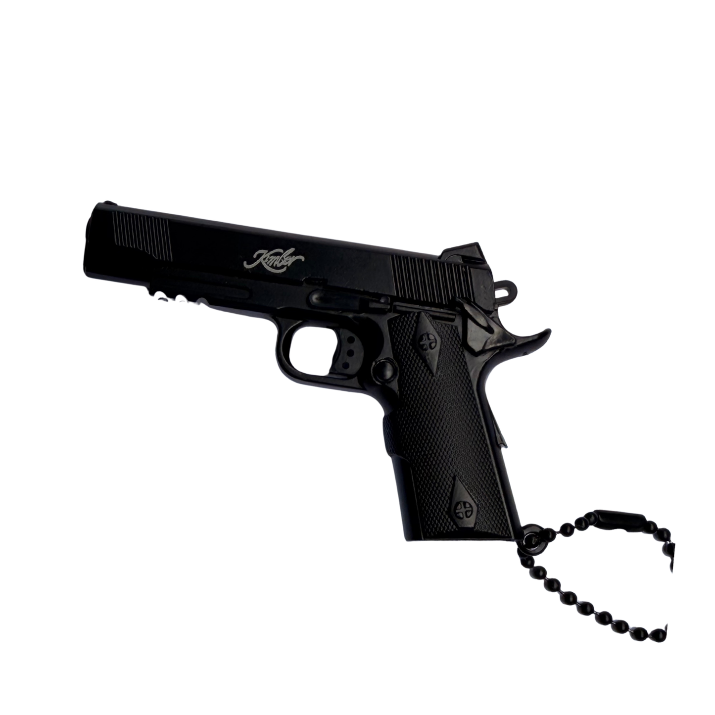 
                  
                    Mini 1911 Kimber Keychain – Slide Action with Imitation Round
                  
                