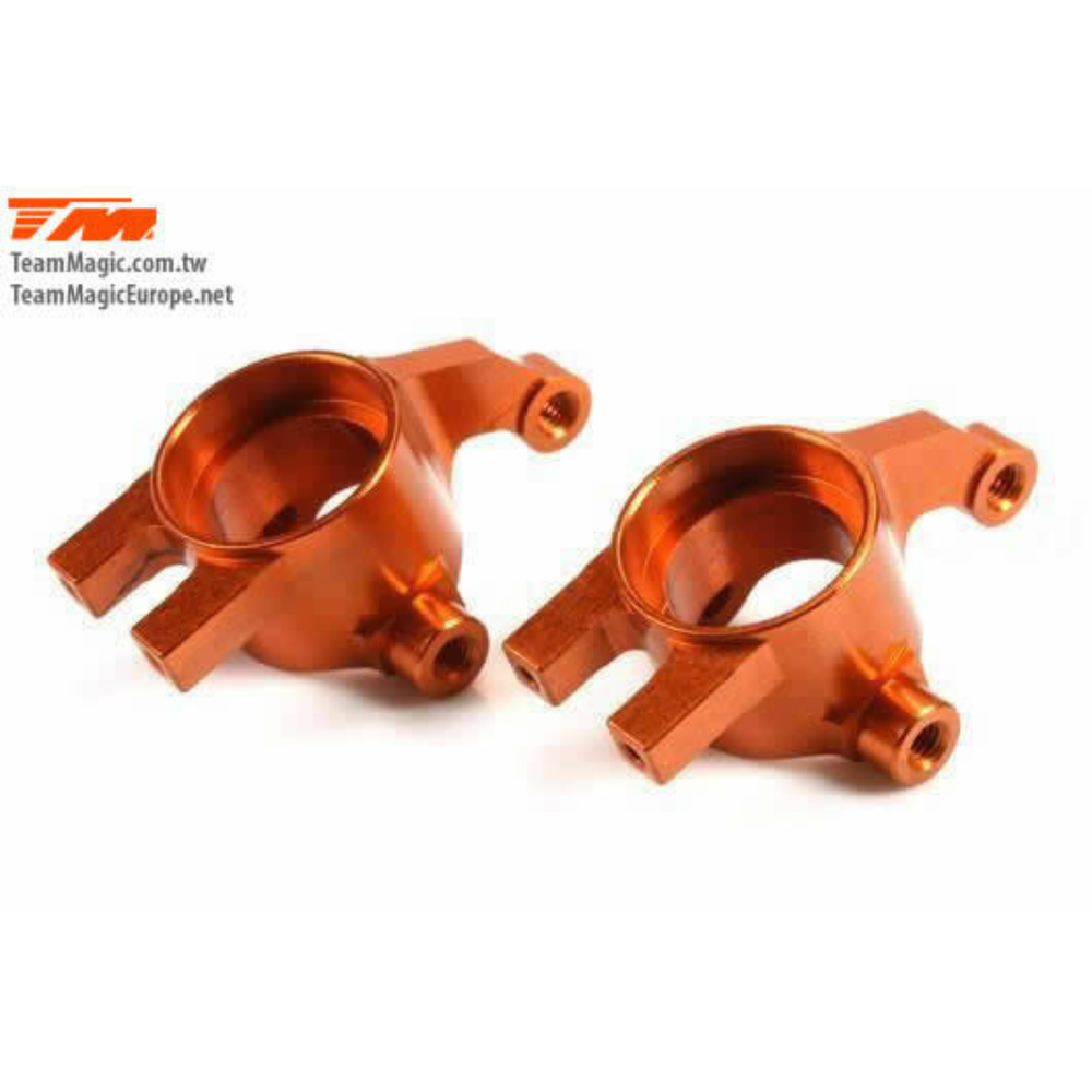 Team Magic MF Alloy Steering Block orange E4D TMK2156O