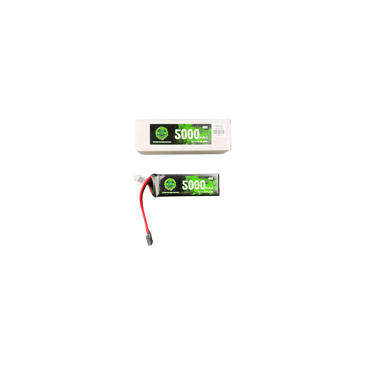 Atomic Energy - 11.1v Lipo Battery 5000mAh 40c 3s-ESSENTIALS-Atomic Energy-ProHobbies