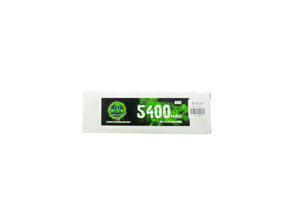 
                  
                    Atomic Energy - 11.1v Lipo Battery 5400mAh 60c 3s
                  
                