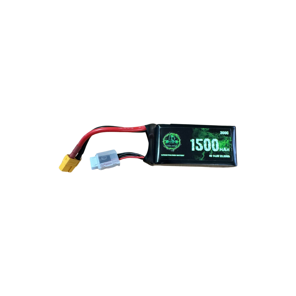 Atomic Energy - 14.8v Lipo Battery 1500mAh 200c 4s-Command Elite Hobbies-ProHobbies