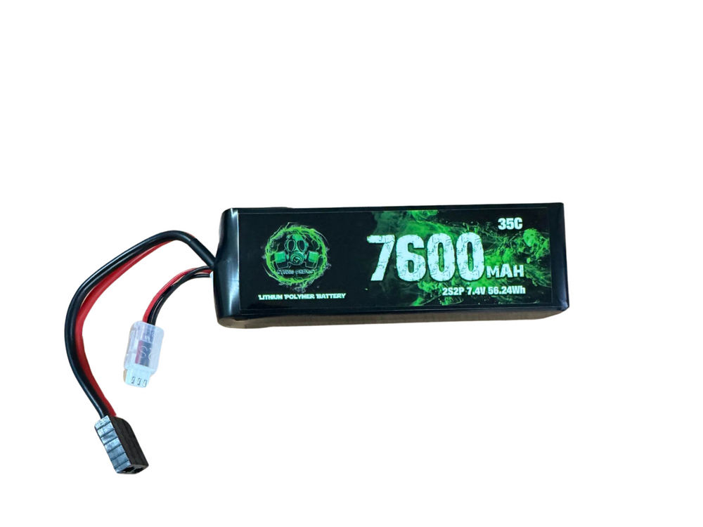 Atomic Energy - 7.4v Lipo Battery 7600mAh 35C 2S2P/Car