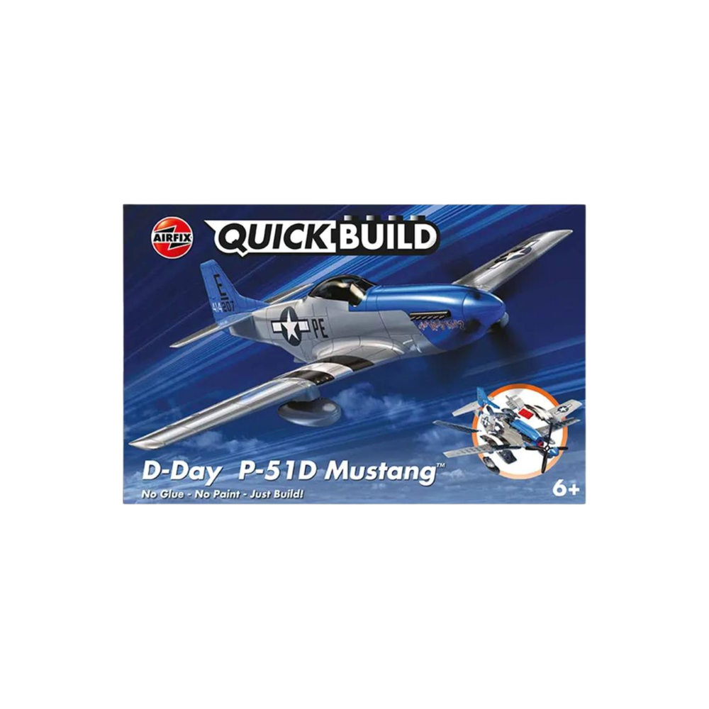 Airfix Quickbuild D-Day P-51D Mustgang-Airfix-ProHobbies