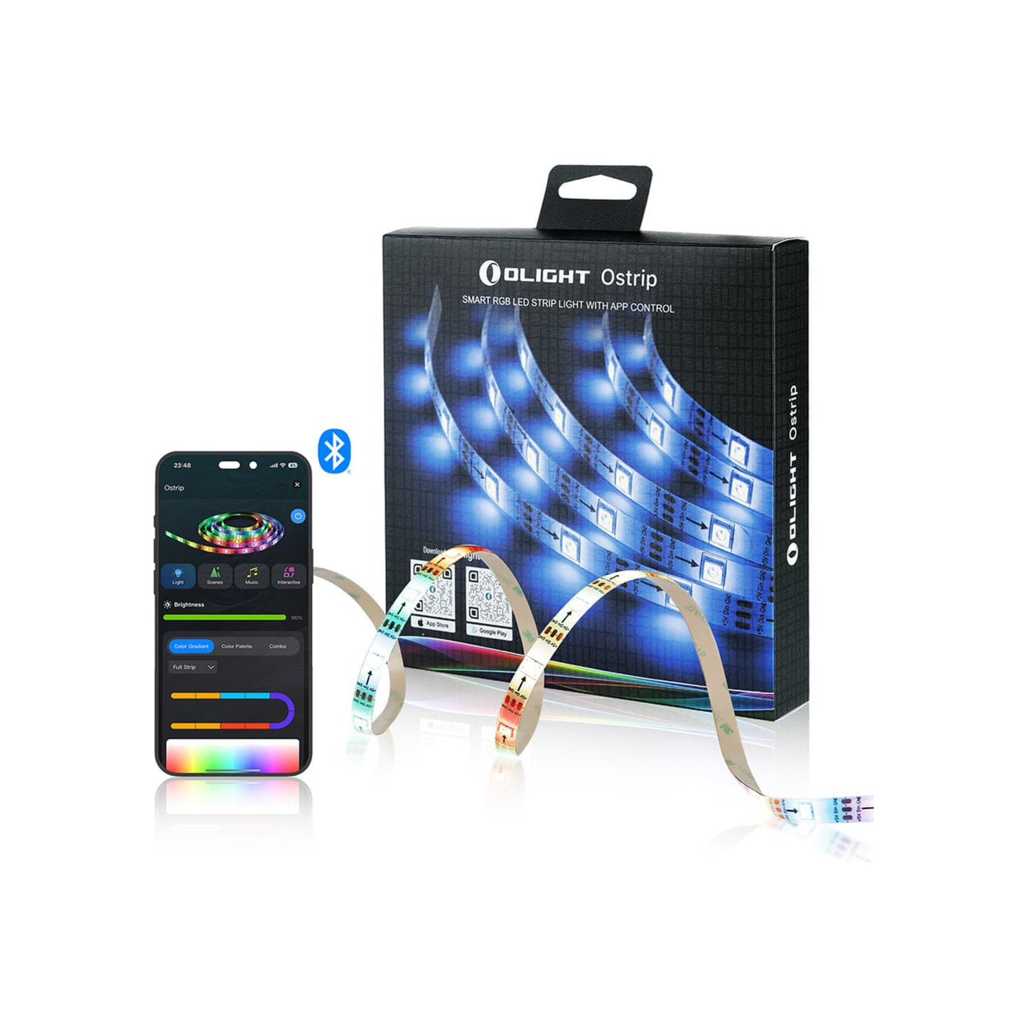 Olight Ostrip 5-Metre Strip Indoor Ambient Lighting with APP Control