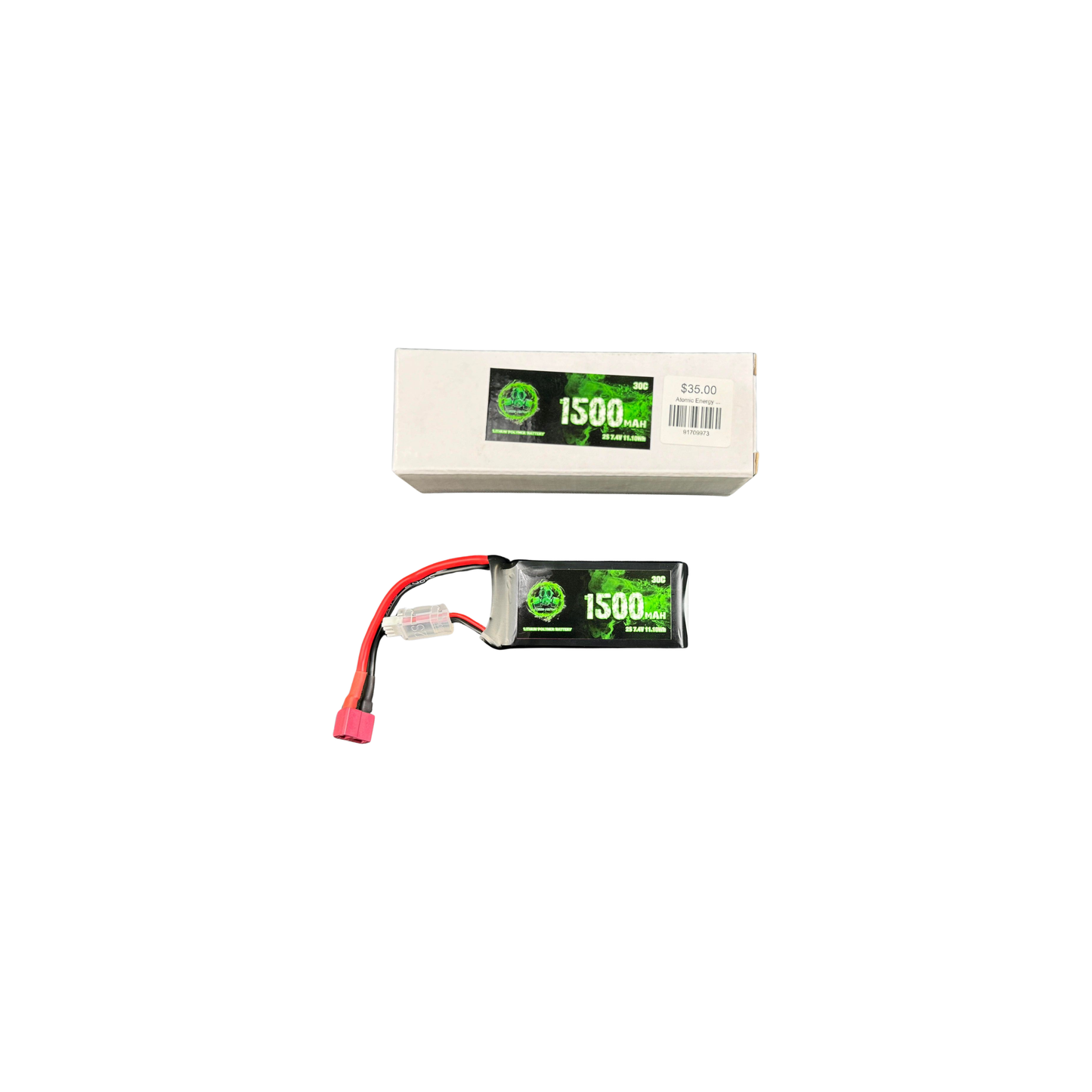 
                  
                    Atomic Energy - 7.4v Lipo Battery 1500mAh 30c 2s-ESSENTIALS-Atomic Energy-ProHobbies
                  
                