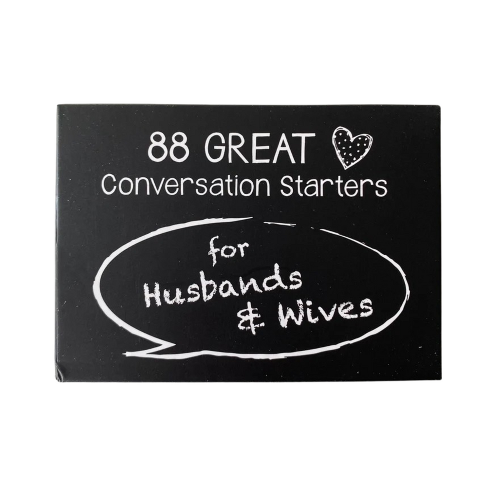 88 great conversation starters (for husband and wife)