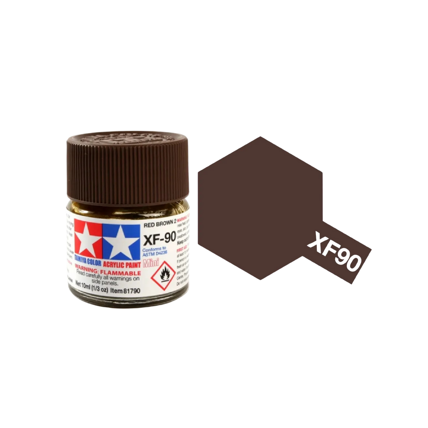 TAMIYA ACRYLIC MINI XF-90 RED BROWN 2