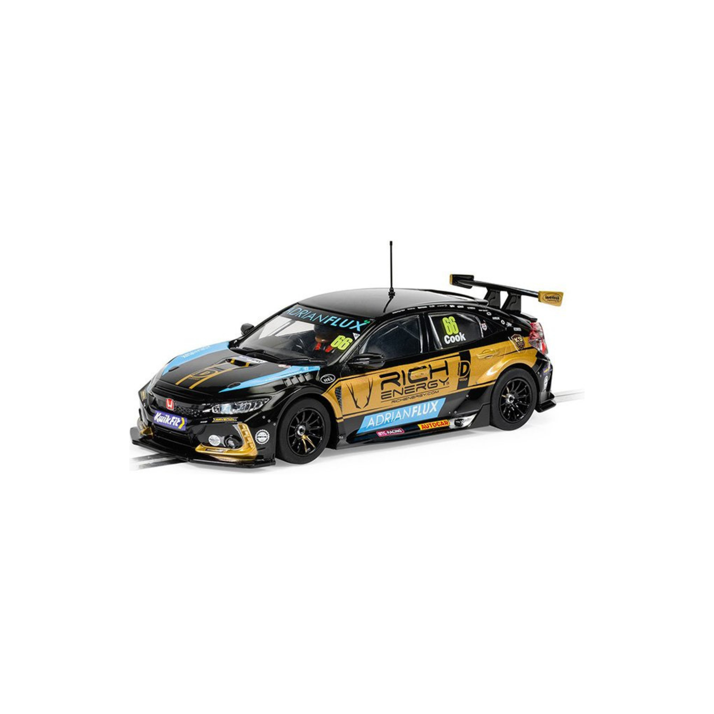 SCALEXTRIC HONDA CIVIC FK8 TYPE R - BTCC 2022 -BTC RACING JOSH COOK
