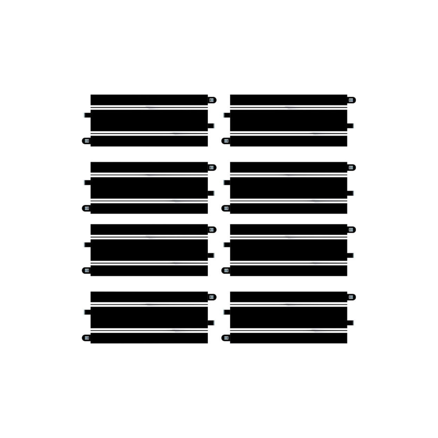 SCALEXTRIC TRACK EXTENSION PACK 5 - 8 X C8205 STRAIGHTS