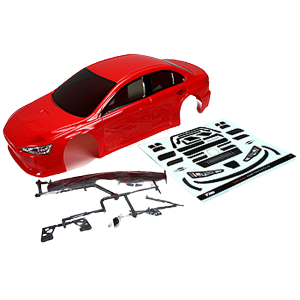 Team Magic Body - 1/10 Touring / Drift - 190mm - Painted - no holes - EVX Red TM503366RA