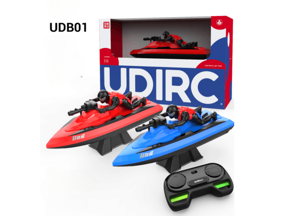 UDI RC 2.4ghz high speed Jet Ski RC boat with water Canon