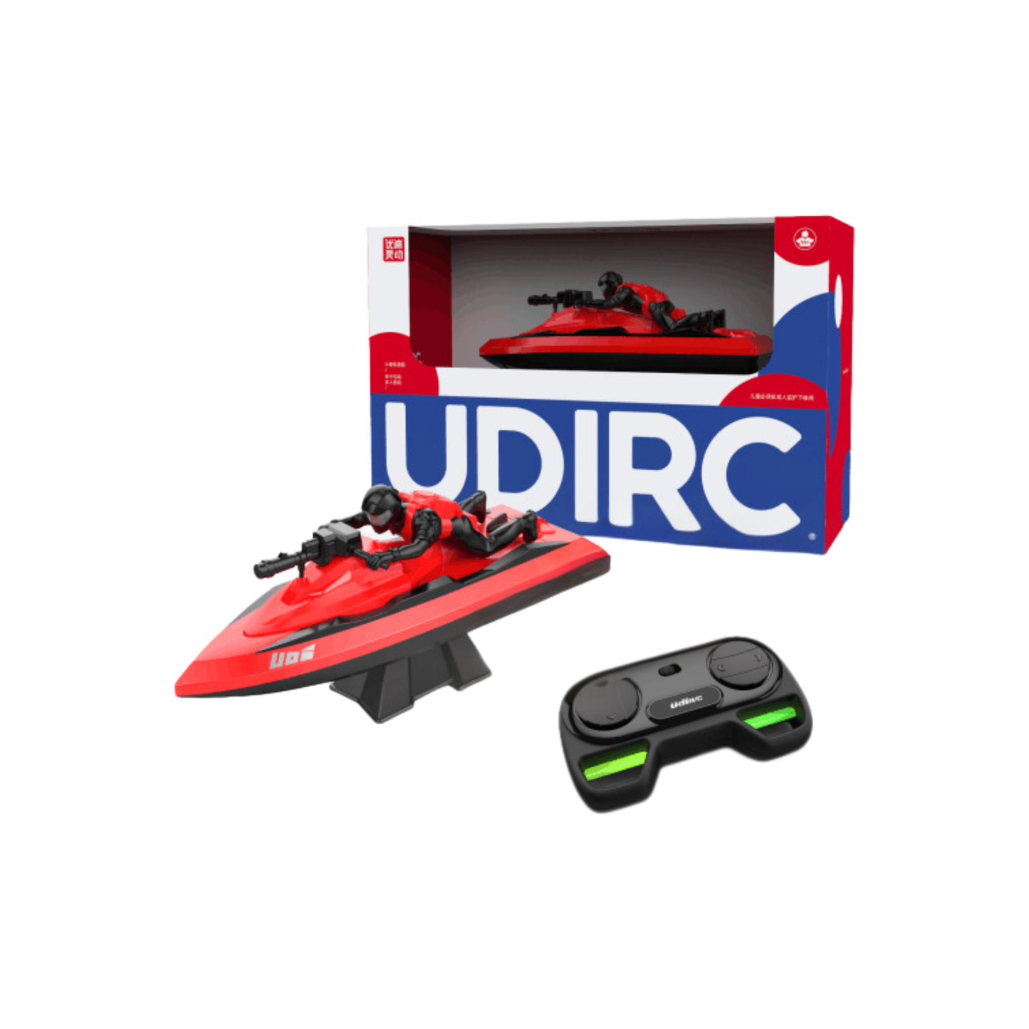 
                  
                    UDI RC 2.4ghz high speed Jet Ski RC boat with water Canon
                  
                