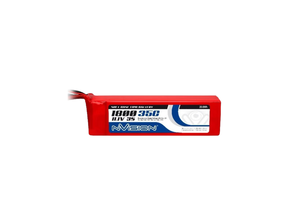 N Vision LiPo 1800mAh 3S 11.1V 35C (Deans Plug)