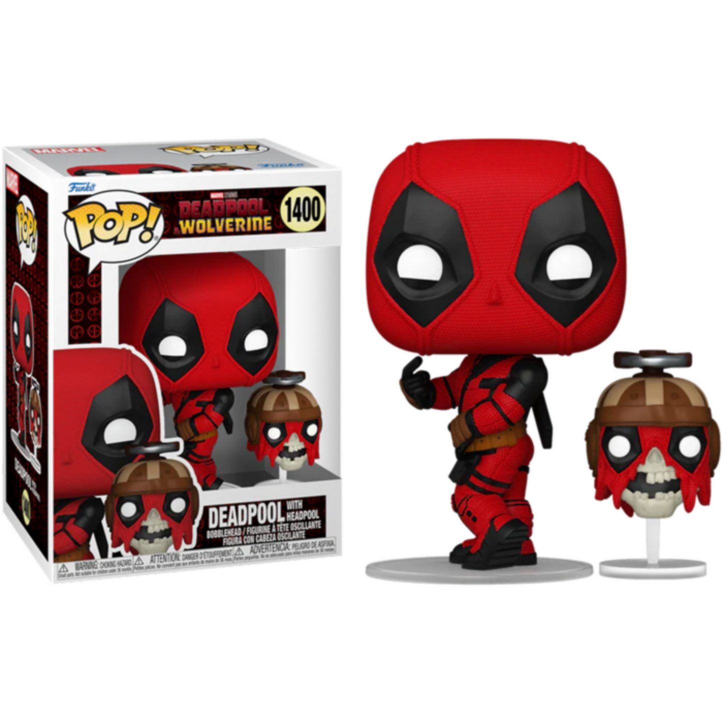 Deadpool 3 - Deadpool w/Headpool Pop!
