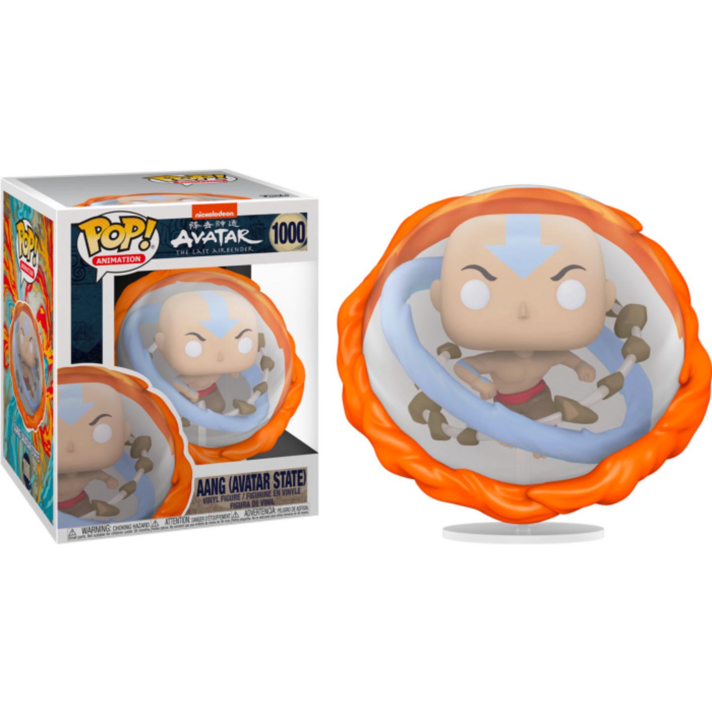 Avatar tLA - Aang Avatar State 6" Pop!