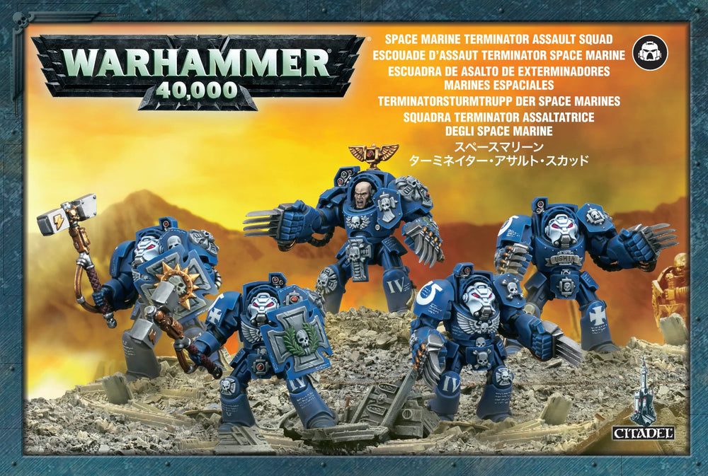 WARHAMMER 40K: SPACE MARINES TERMINATOR ASSAULT SQUAD - Command Elite Hobbies