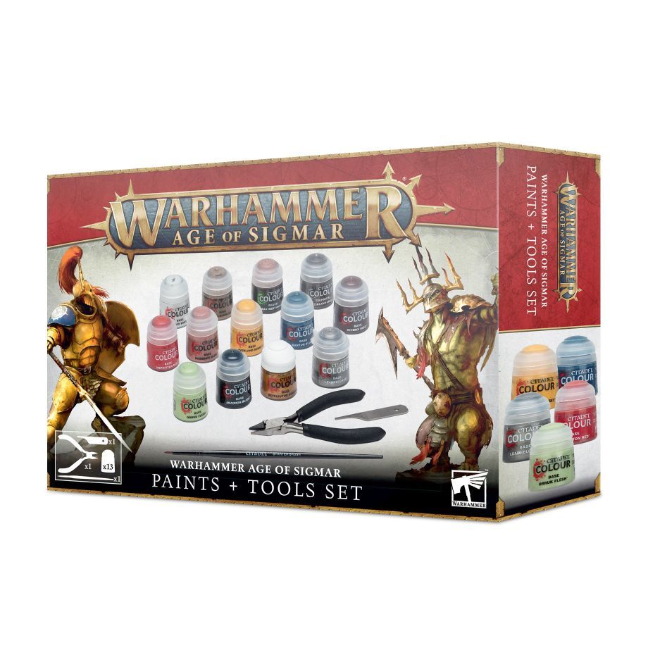 Warhammer Age of Sigmar: Paints + Tools 2022 - Command Elite Hobbies