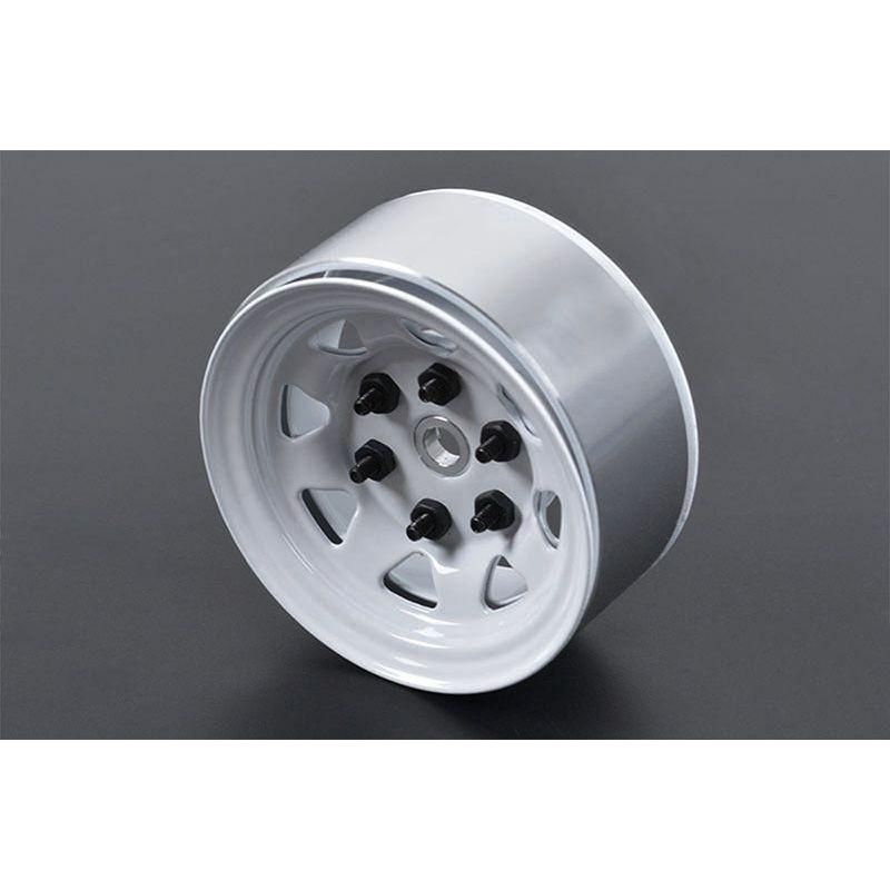 
                  
                    4x Stamped Steel 1.55" Stock White Beadlock Wheels-RC4WD-ProHobbies
                  
                