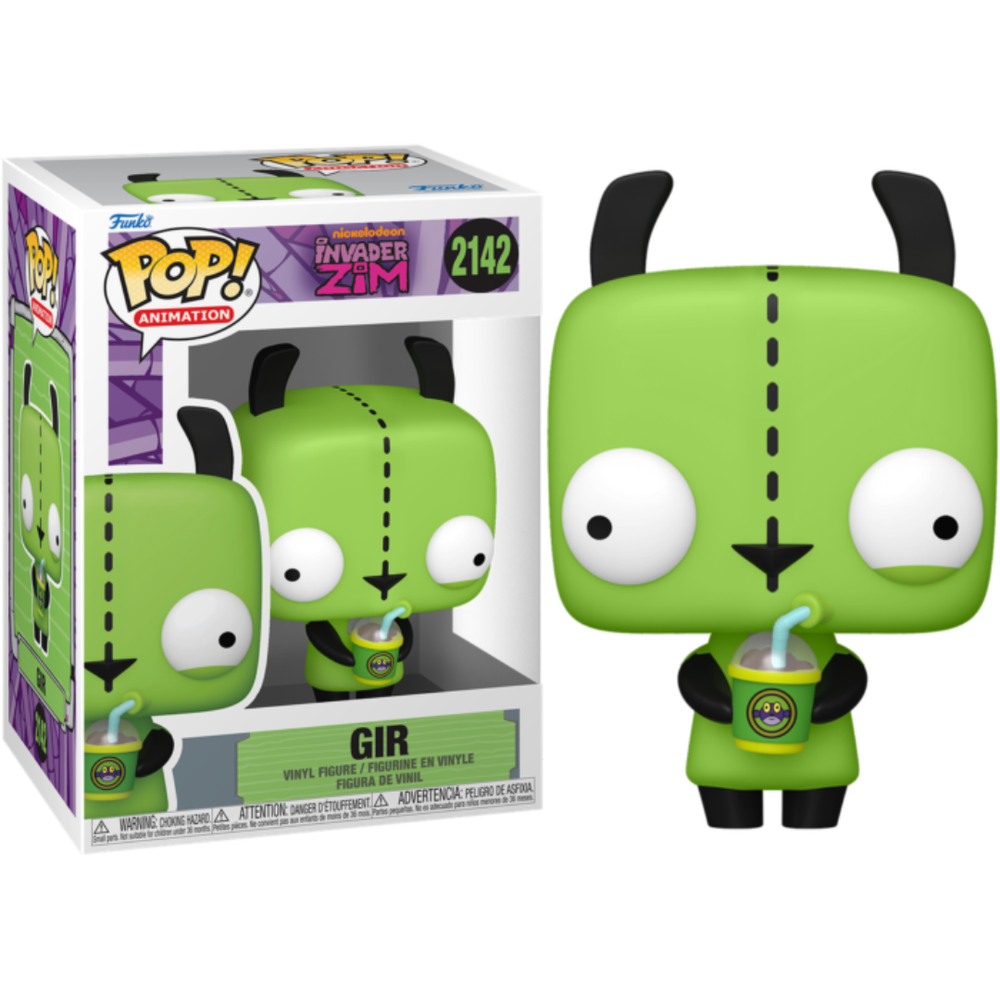 Invader Zim - GIR with Drink Pop! Vinyl Figure