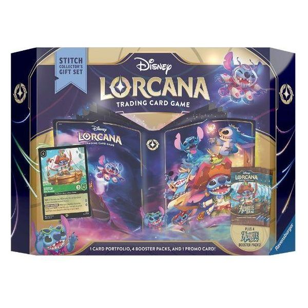 Disney Lorcana TCG: Azurite Sea Set 6 Deck Box - Stitch Collector's Gift Set-Trading Cards-Lorcana-ProHobbies