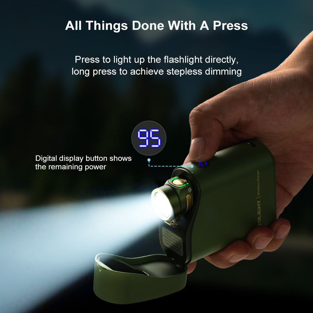 Olight Baton 4 Premium Edition Rechargeable EDC Torch With Wireless Charging Case-ACCESSORIES-Olight-ProHobbies