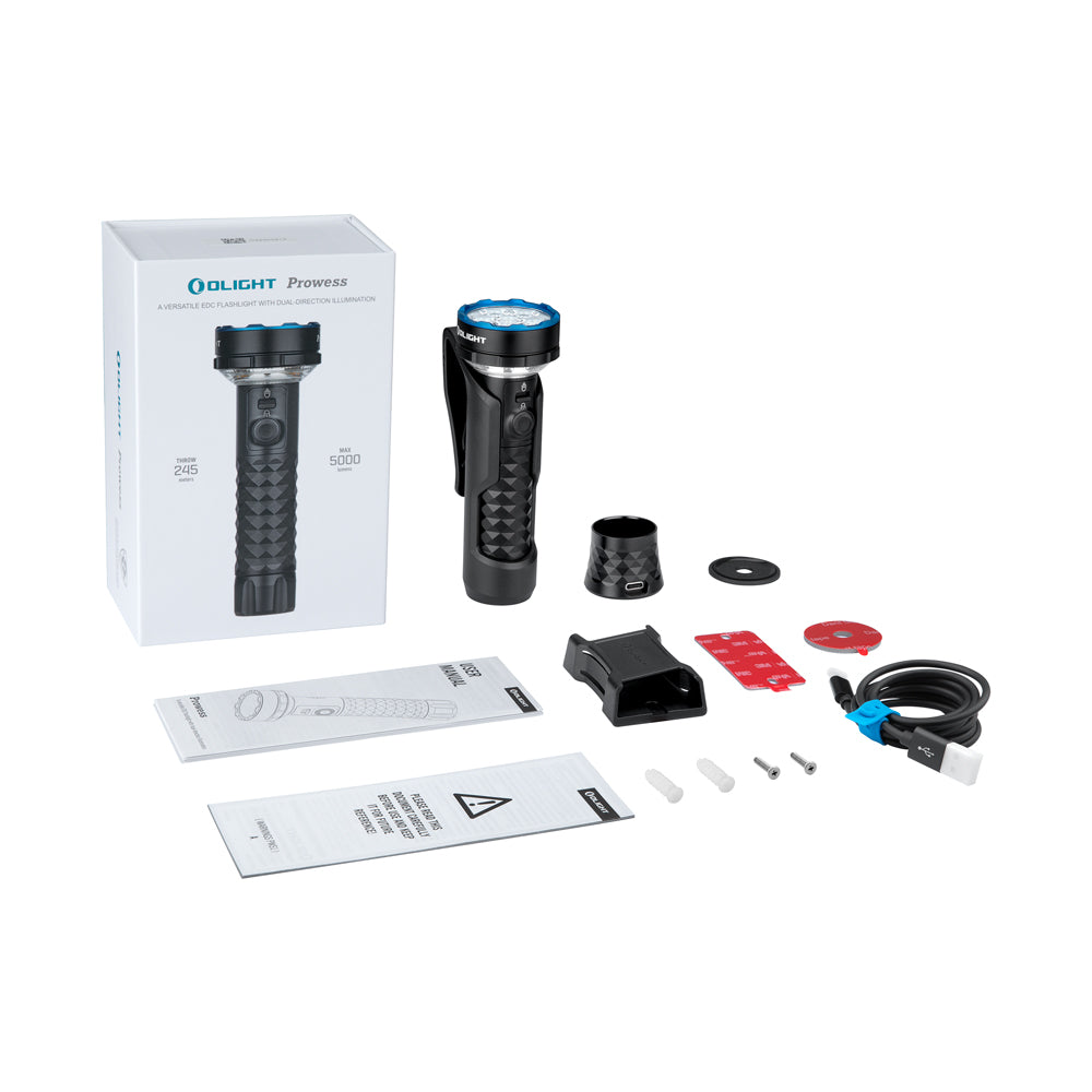 
                  
                    Olight Prowess USB-C Rechargeable Torch with Dualdirection Lighting-Olight-ProHobbies
                  
                