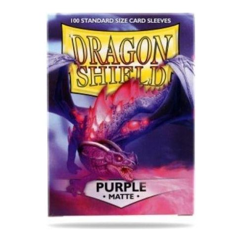 Dragon Shield: Sleeves – Matte – Purple-Dragon Shield-ProHobbies