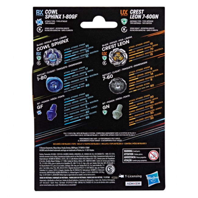 
                  
                    Beyblade X: Dual Pack Set Assortment 5
                  
                