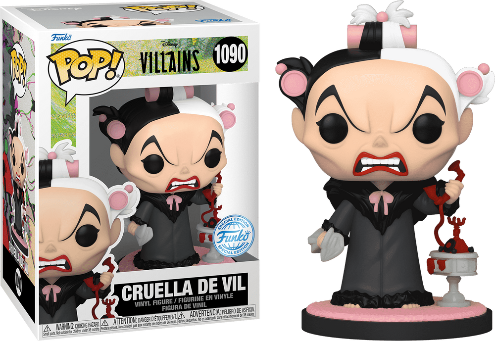 101 Dalmatians - Cruella De Vil on Phone Pop! Vinyl Figure-Collectible-IKON-ProHobbies