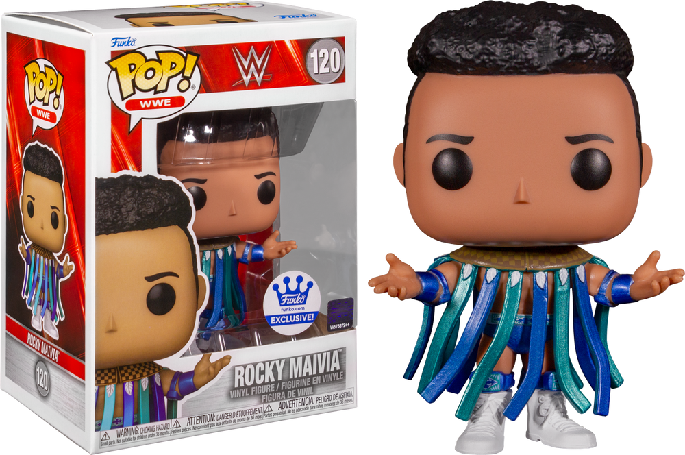 WWE - Rocky Maivia (The Rock) Metallic Pop! Vinyl Figure (Funko / Popcultcha Exclusive)