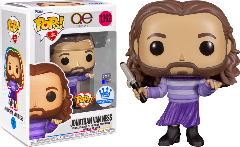 Queer Eye - Jonathan Van Ness Pops! with Purpose Pop! Vinyl Figure