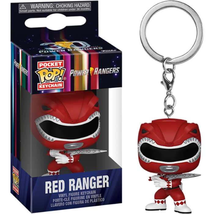 Power Rangers 30th - Red Ranger Pop! * Keychain-IKON-ProHobbies