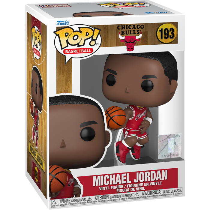 
                  
                    NBA Basketball: Rookie Season - Michael Jordan Chicago Bulls Pop! Vinyl Figure
                  
                