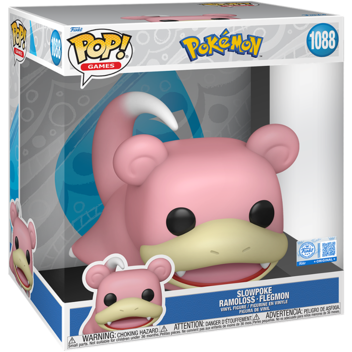 
                  
                    Pokemon - Slowpoke Jumbo 10" Pop! Vinyl Figure
                  
                