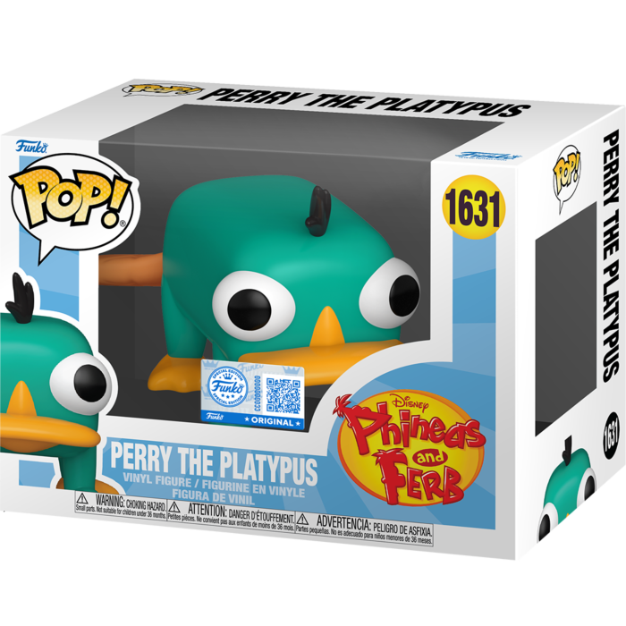 
                  
                    Phineas and Ferb - Perry the Platypus Pop! Vinyl Figure
                  
                