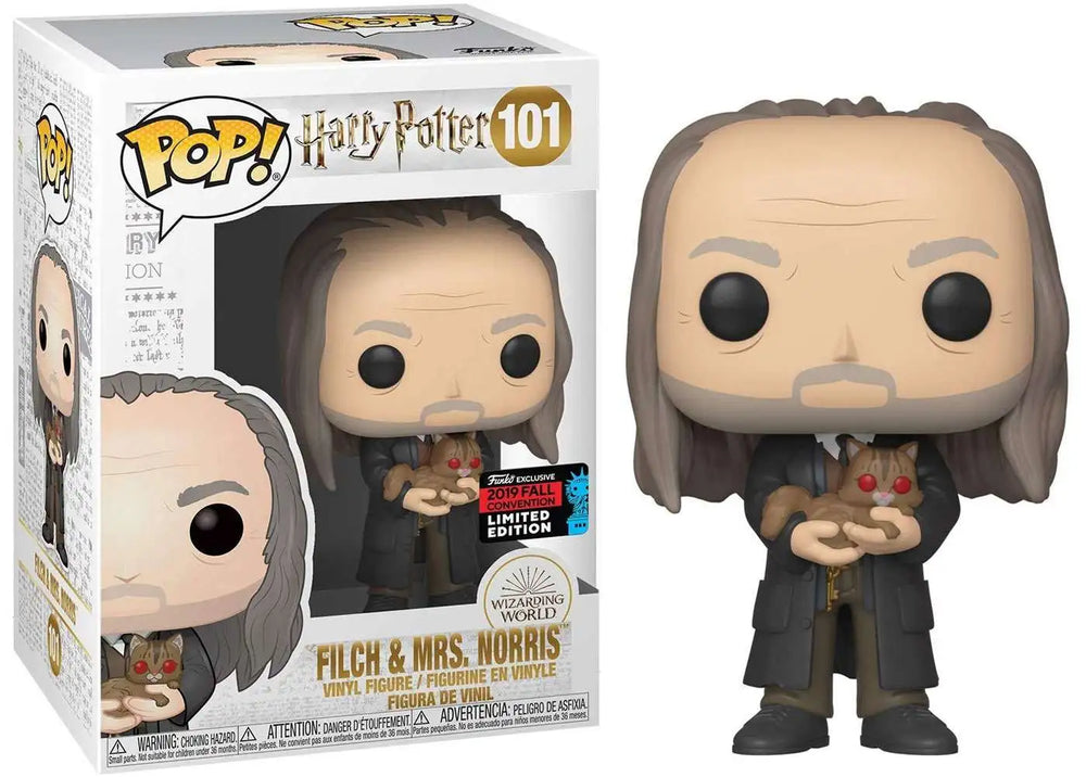 Funko POP! Harry Potter: Filch & Mrs Norris 101