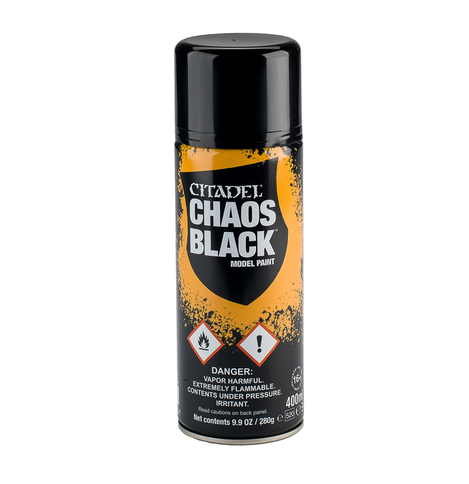 Citadel Chaos Black Spray Paint - Command Elite Hobbies