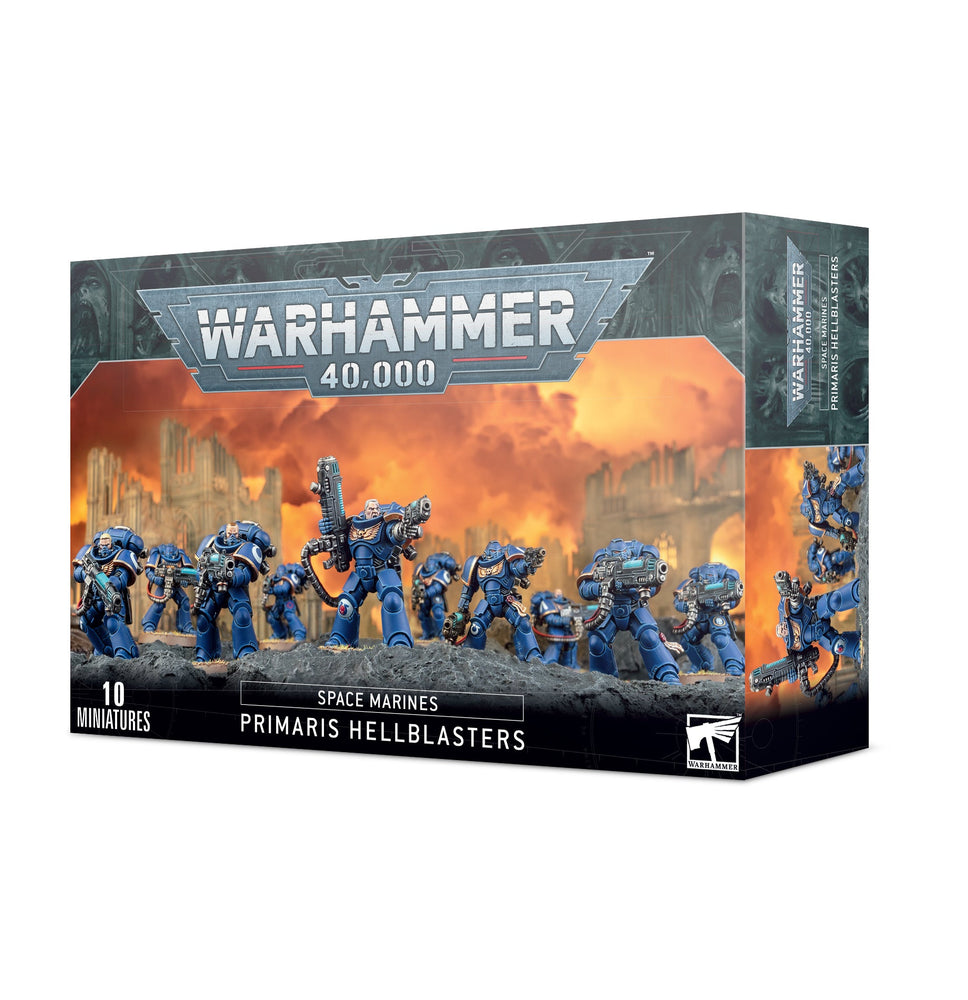 Space Marines Primaris Hellblasters - Command Elite Hobbies