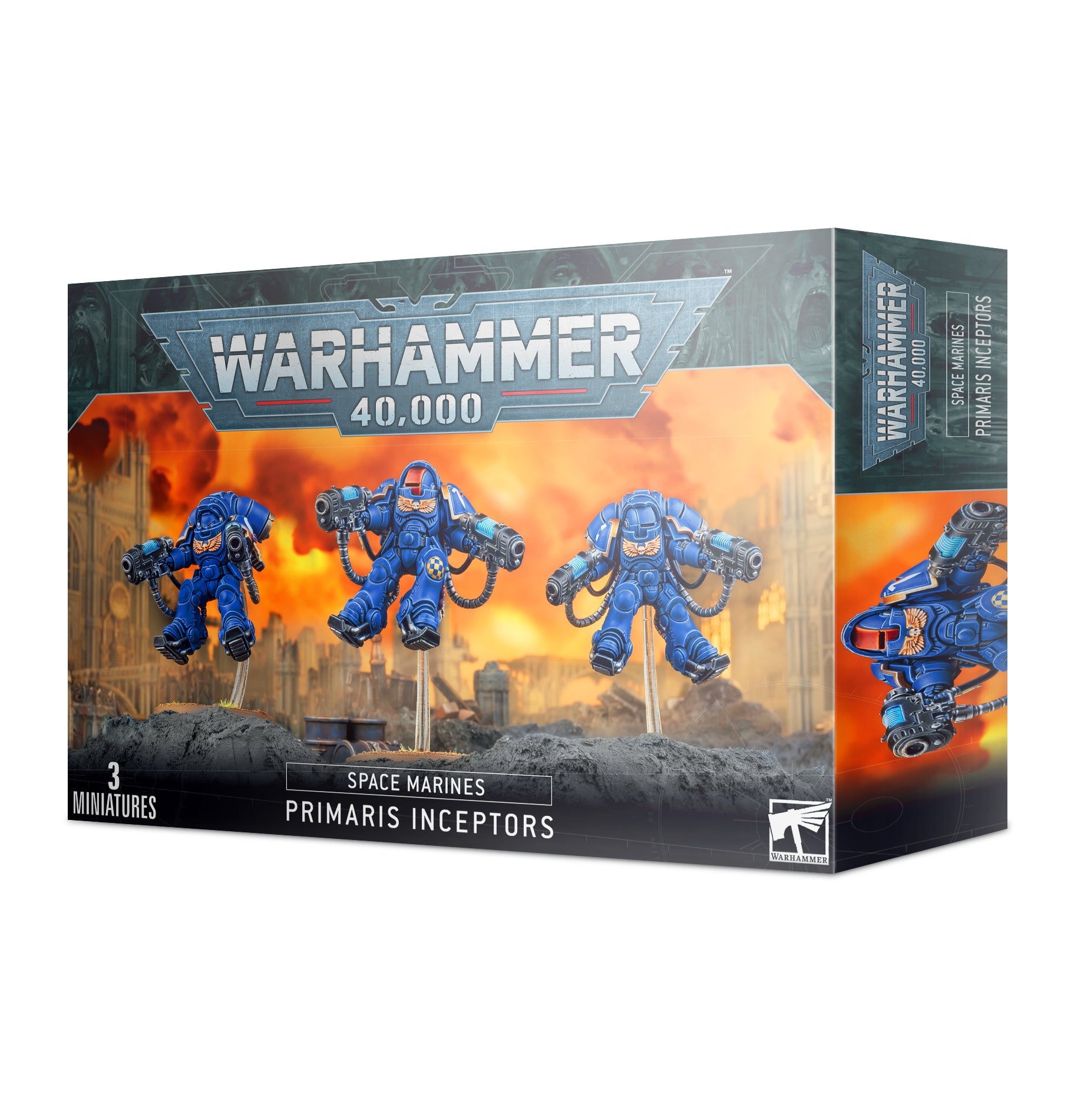 Space Marines Primaris Inceptors - Command Elite Hobbies