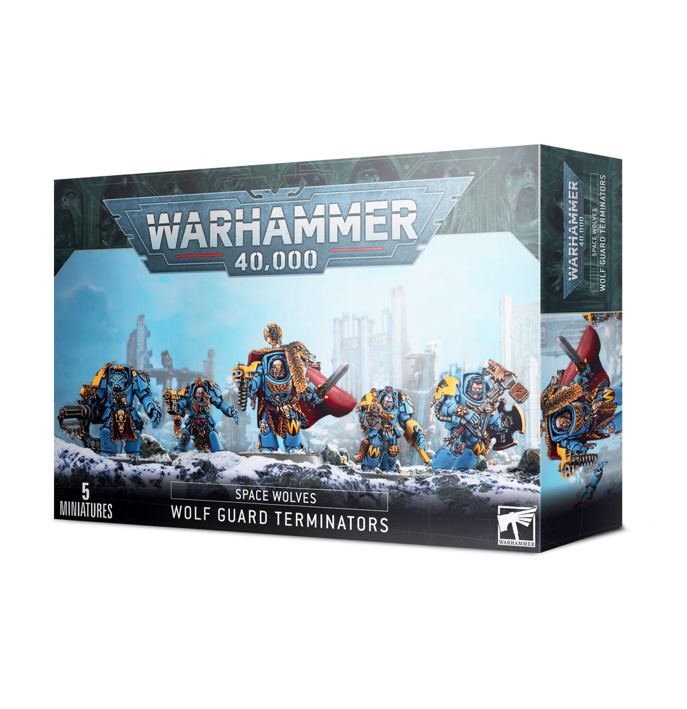 Space Wolves Wolf Guard Terminators - Command Elite Hobbies