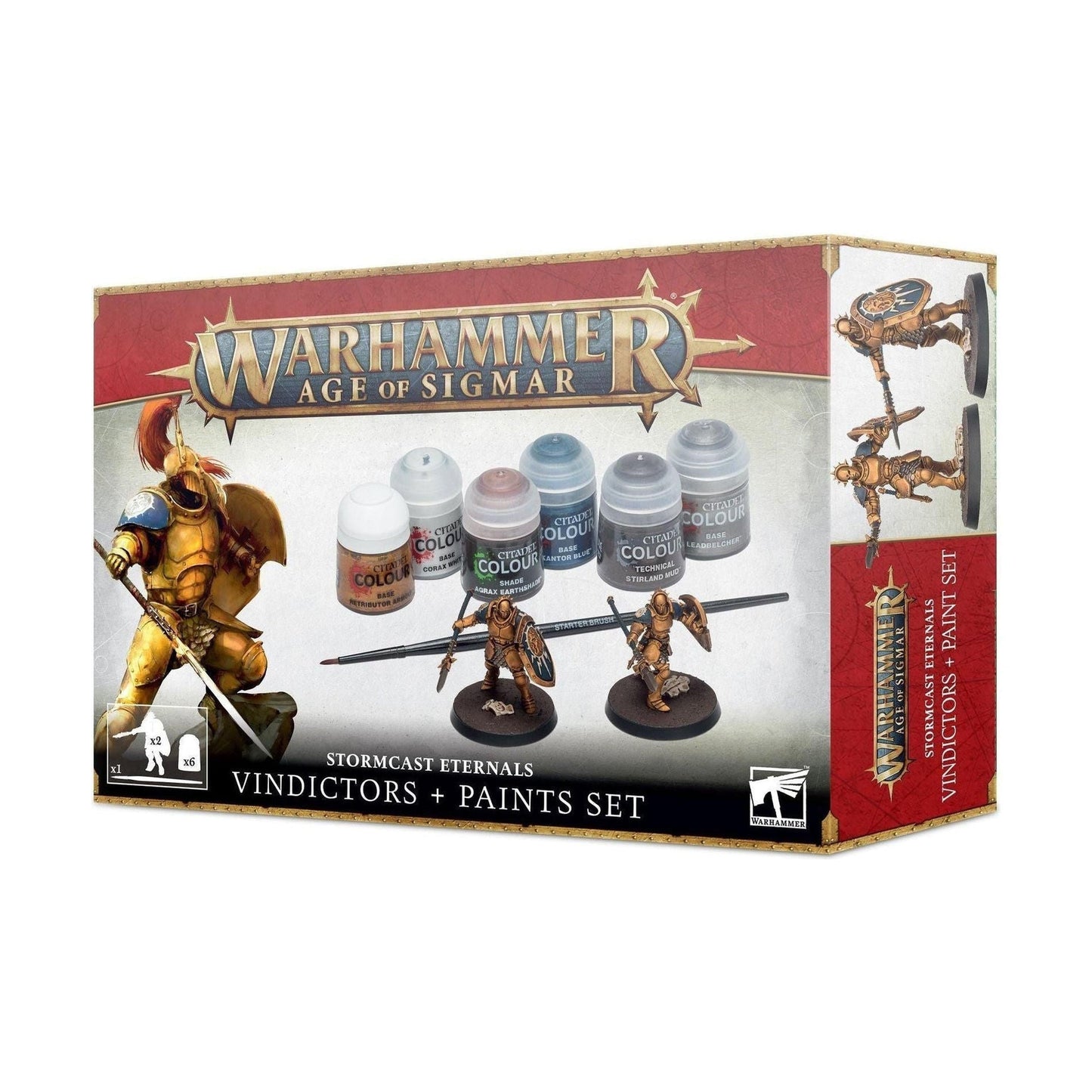 Warhammer Age of Sigmar Stormcast Eternal Vindicators+ Paint Set