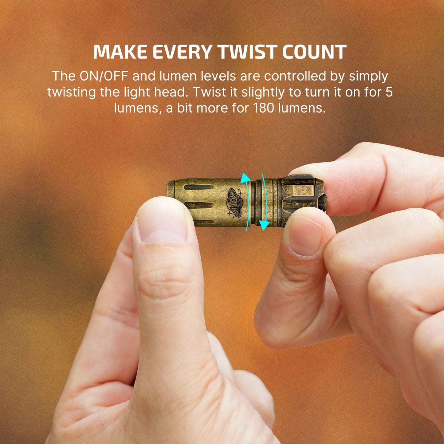 
                  
                    Olight i18 Brass USB-C Rechargeable Mini EDC Keychain Torch
                  
                