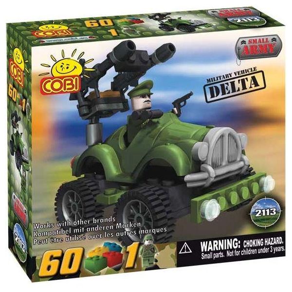 Small Army - 60 Piece Delta Military Vehicle Construction Set-Cobi-ProHobbies