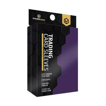 Powerwave Matte Card Sleeves 100 Pack - Purple-Powerwave-ProHobbies