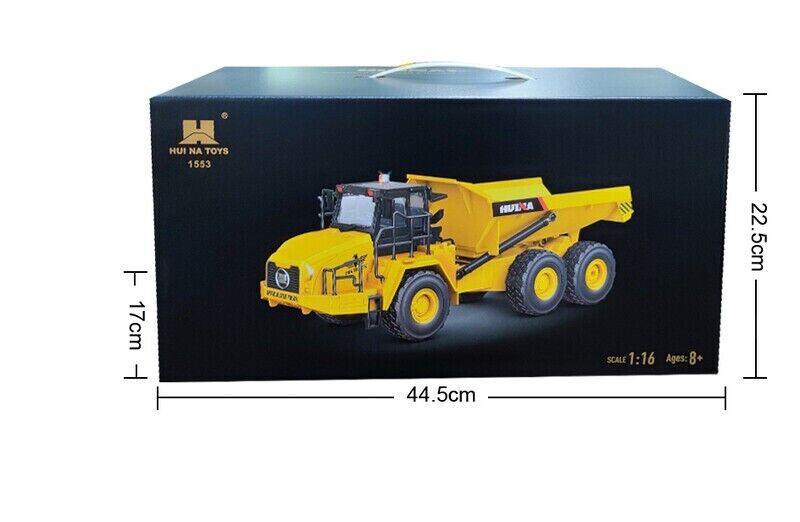 
                  
                    Huina 1553 1:16 Remote Control Dump Truck Toy
                  
                